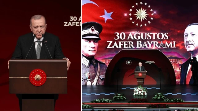 Cumhurbaşkanı Erdoğan Külliye’de 30 Ağustos Zafer Bayramı resepsiyonunda konuştu: Durmadan yorulmadan çalışacağız cumhurbaskani erdogan kulliyede 30 agustos zafer bayrami resepsiyonunda konustu durmadan yorulmadan calisacagiz tKMqT16b.webp