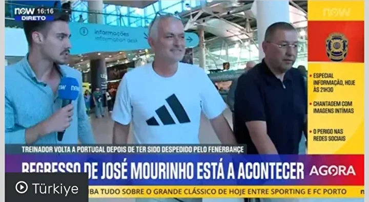 Jose Mourinho Portekiz'e iner inmez açıklama yaptı: Fenerbahçe'den neden kovuldu? 3 jose mourinho portekize iner inmez aciklama yapti fenerbahceden neden kovuldu 2 jj1LrZwY
