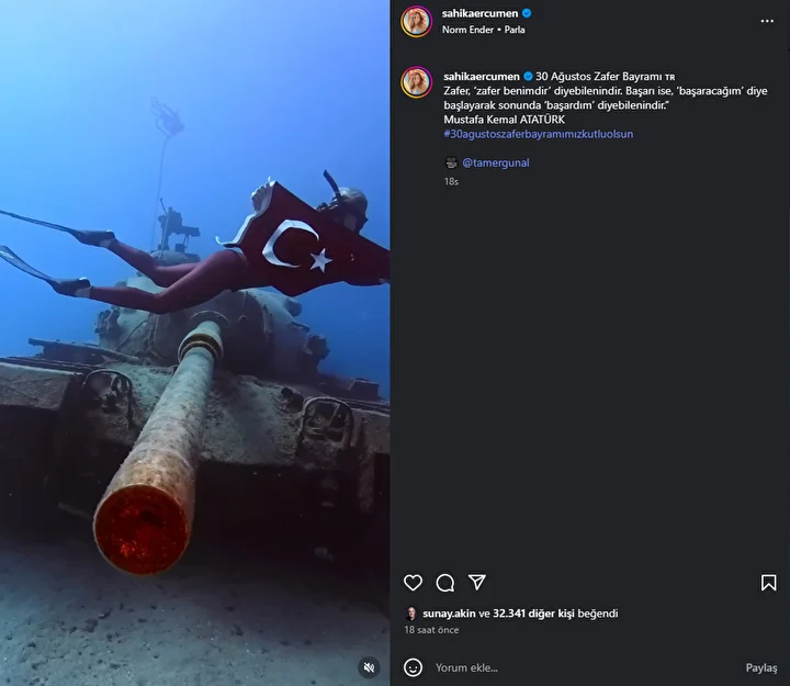Şahika Ercümen'den 'zafer dalışı' 6 sahika ercumenden zafer dalisi 5 GllHtCAc