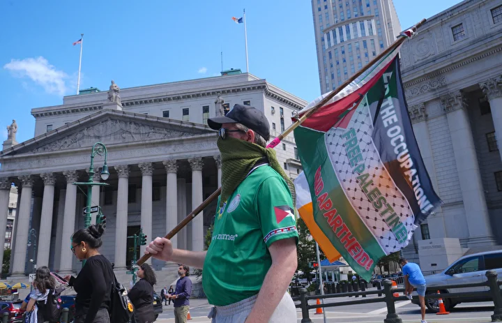 abdde vergi mukellefleri new yorkta gazze icin miting duzenledi 17 CAOCJ771