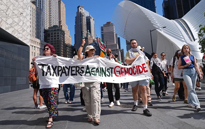 abdde vergi mukellefleri new yorkta gazze icin miting duzenledi 25 vJUzVe3v