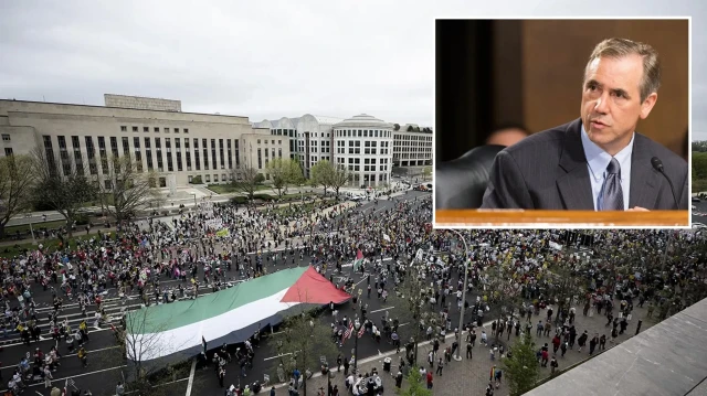 ABD’li Senatör Merkley’den Senato tarihinde bir birinci: Filistin devletinin tanınması abdli senator merkleyden senato tarihinde bir birinci filistin devletinin taninmasi PY7EBVyx.webp