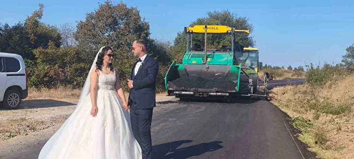 asfalt makineli evlilik anisi 0