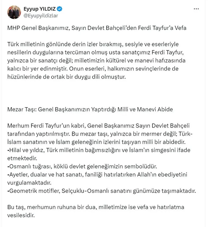 bahceliden tayfura vefa tayfurun mezarini yaptirdi 5 tcQnIO6V