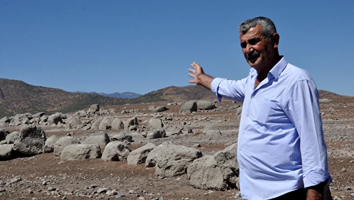 Barajda su düzeyi düştü: Hamamlar Höyüğü gün yüzüne çıktı 2 barajda su duzeyi dustu hamamlar hoyugu gun yuzune cikti 1 j9gVFnlD
