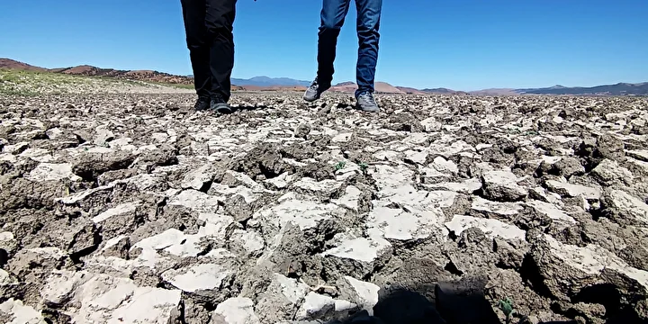 Barajda su düzeyi düştü: Hamamlar Höyüğü gün yüzüne çıktı 7 barajda su duzeyi dustu hamamlar hoyugu gun yuzune cikti 6 JpKrEBfi