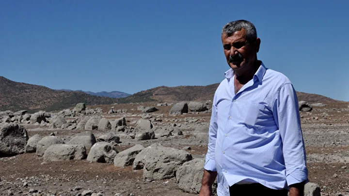 Barajda su düzeyi düştü: Hamamlar Höyüğü gün yüzüne çıktı 9 barajda su duzeyi dustu hamamlar hoyugu gun yuzune cikti 8 UYjNU7Uv