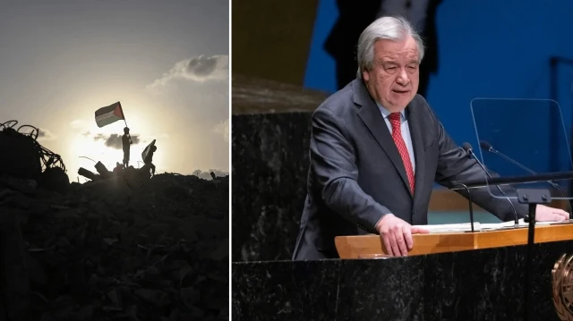 BM Genel Sekreteri Guterres’ten BM’de tarihi açıklama: Filistinliler için devlet bir haktır, bir ödül değil bm genel sekreteri guterresten bmde tarihi aciklama filistinliler icin devlet bir haktir bir odul iJ489hMc.webp