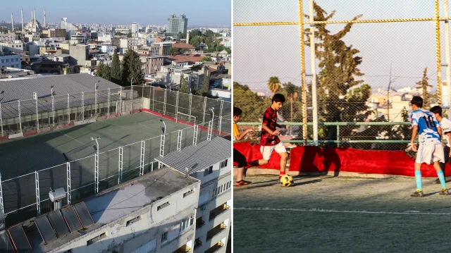 bu futbol alani adanaya sifir gorunum isletmeci yoldas is haninin terasini futbol oynamak isteyenler JSgVwqD3.webp