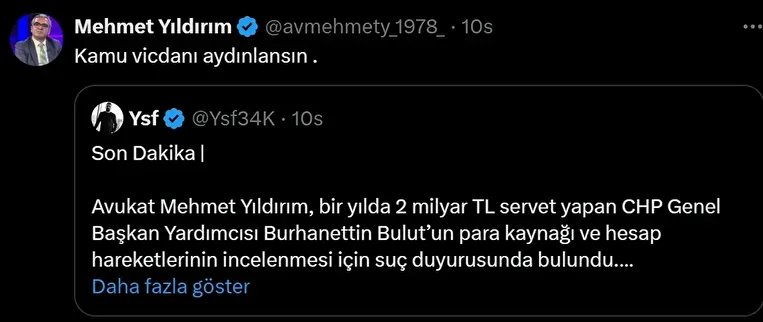 chpli bulut hakkinda 2 milyar tl servet argumani curum duyurusu yapildi 0 FeYdQcS2