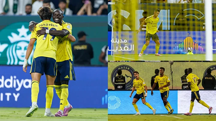 cristiano ronaldo felix ve coman uclusu gosteri yapti asist ve goller havada ucustu 0 3cA535SI