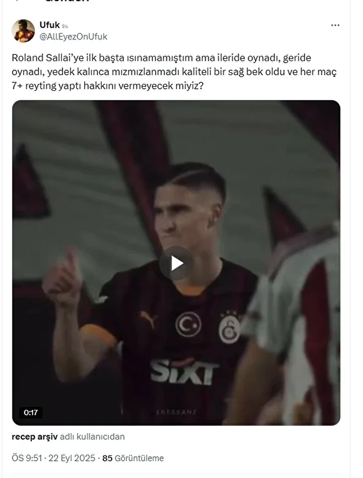 galatasaray taraftari onun ismini haykirdi saskina ugradi 4