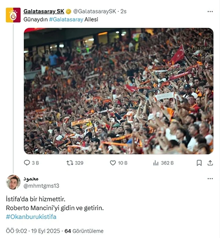 Galatasaraylı taraftarların sabrı taştı: "Takımın başına onu getirin!" 6 galatasarayli taraftarlarin sabri tasti takimin basina onu getirin 5 vRTm9gmR
