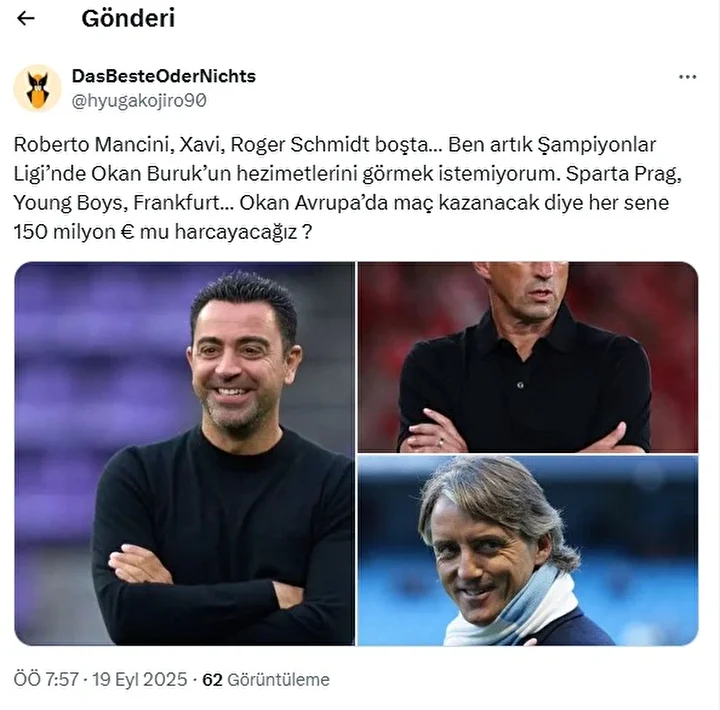 Galatasaraylı taraftarların sabrı taştı: "Takımın başına onu getirin!" 7 galatasarayli taraftarlarin sabri tasti takimin basina onu getirin 6 vz6FcKg2