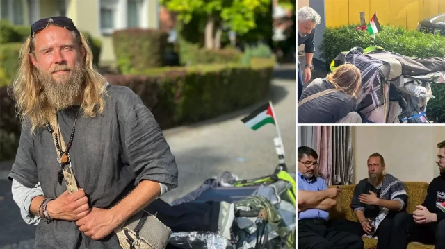 Gazze için 5,5 aydır yürüyen Norveçli öğretmeni Almanya’da yaşayan Türkler konuk etti gazze icin 55 aydir yuruyen norvecli ogretmeni almanyada yasayan turkler konuk etti PxTPk9CC.webp