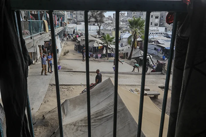 gazzede yerinden edilen filistinliler guc kaidelerde hayat gayreti veriyor 9 Wa9HOfNc