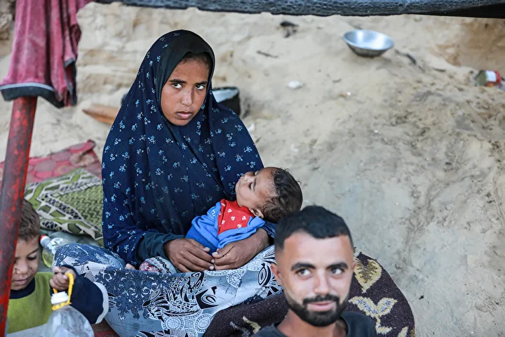 gazzede yerinden edilen siviller agir hayat sartlariyla caba ediyor 2