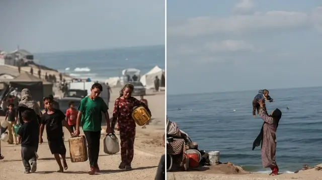 gazzede yerinden edilen siviller agir hayat sartlariyla caba ediyor eA7Zjhrn.webp