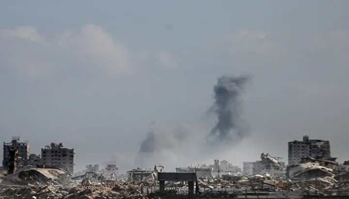 israil 724 gundur gazzeye yonelik taarruzlarini surduruyor bolgeden agir dumanlar yukseldi 5 JSSB91Er