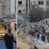 israil akinlari nedeniyle bureyc kampina goc eden filistinliler EPfVIeeD.webp