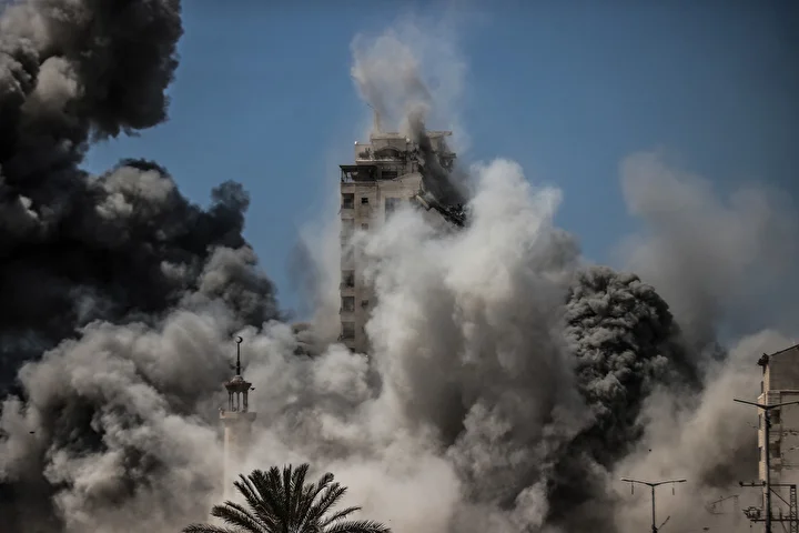 israil gazzedeki musteha kulesini bombaladi 3 YImZZyRl
