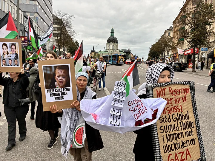 israilin gazzeye yonelik ataklari isvecte protesto edildi tek hayali filistini yok etmek 7 GnbOKAUB