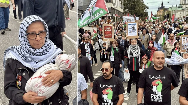 israilin gazzeye yonelik ataklari isvecte protesto edildi tek hayali filistini yok etmek MpUpDCFq.webp