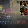 israilli esir ailelerinden netanyahunun konutu onunde protesto bizi umursamiyorsun 9U9KHxLv.webp