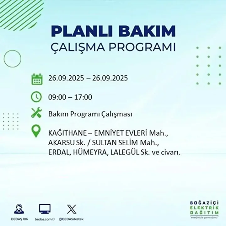 istanbulda 26 eylulde 23 ilcede elektrik kesintisi 33 njK4yjcy