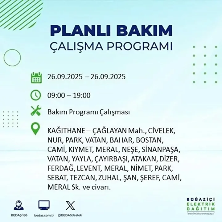 istanbulda 26 eylulde 23 ilcede elektrik kesintisi 35 ORi9JdLH