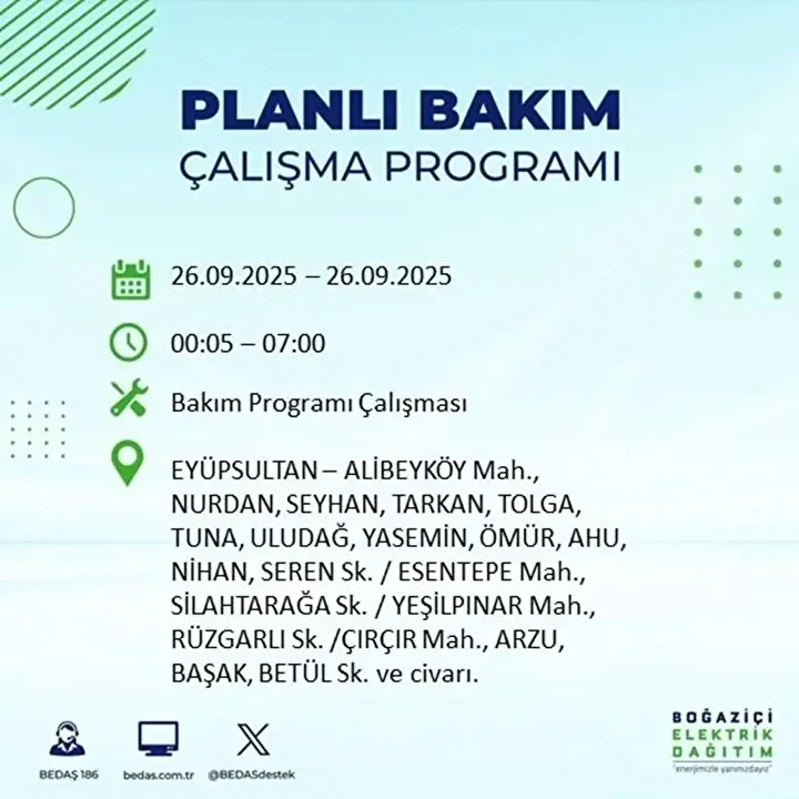 istanbulda 26 eylulde 23 ilcede elektrik kesintisi 42 PRE9kvAs