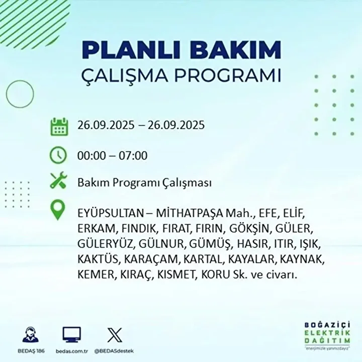 istanbulda 26 eylulde 23 ilcede elektrik kesintisi 45 UyKsie8j