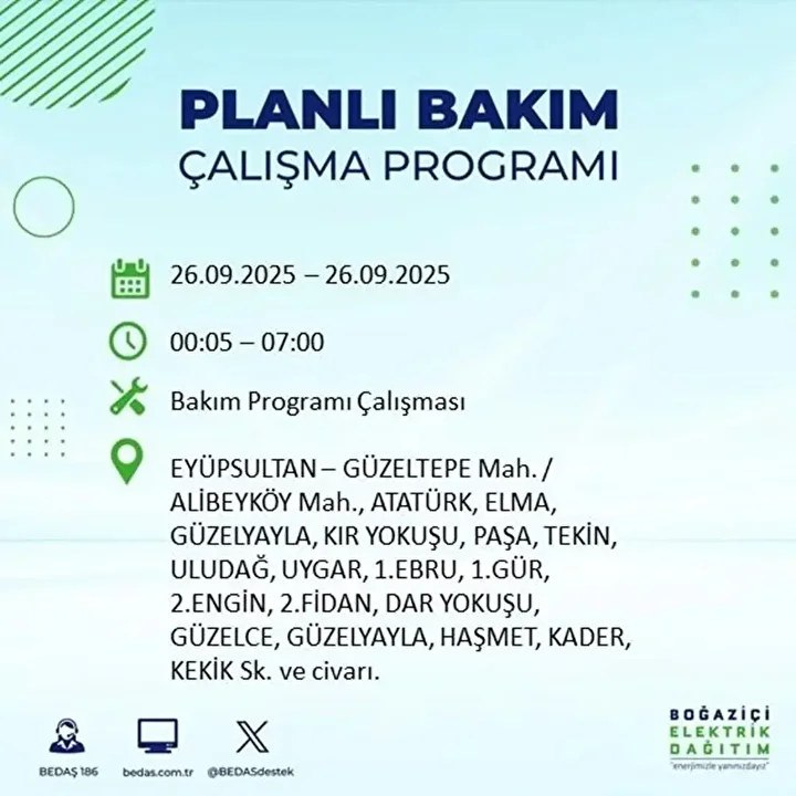 istanbulda 26 eylulde 23 ilcede elektrik kesintisi 47 NaNGP9rF