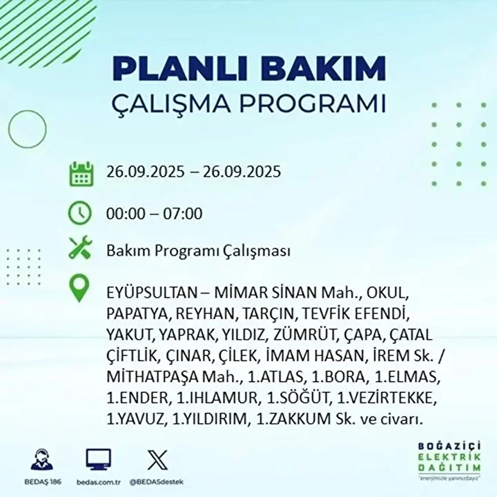 istanbulda 26 eylulde 23 ilcede elektrik kesintisi 51 YqJGsjBl