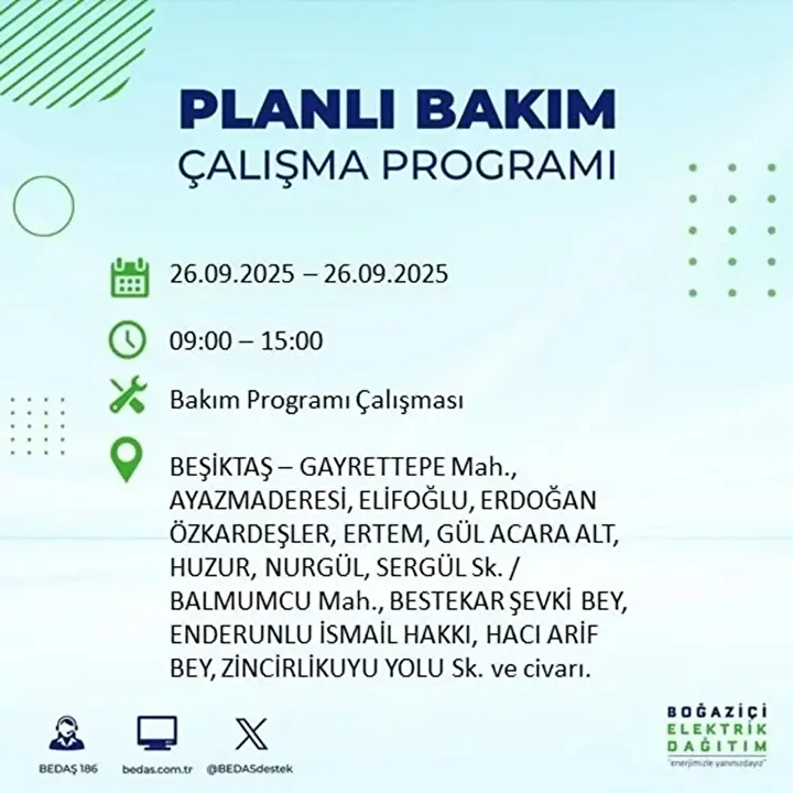 istanbulda 26 eylulde 23 ilcede elektrik kesintisi 73 3v7CS56Z