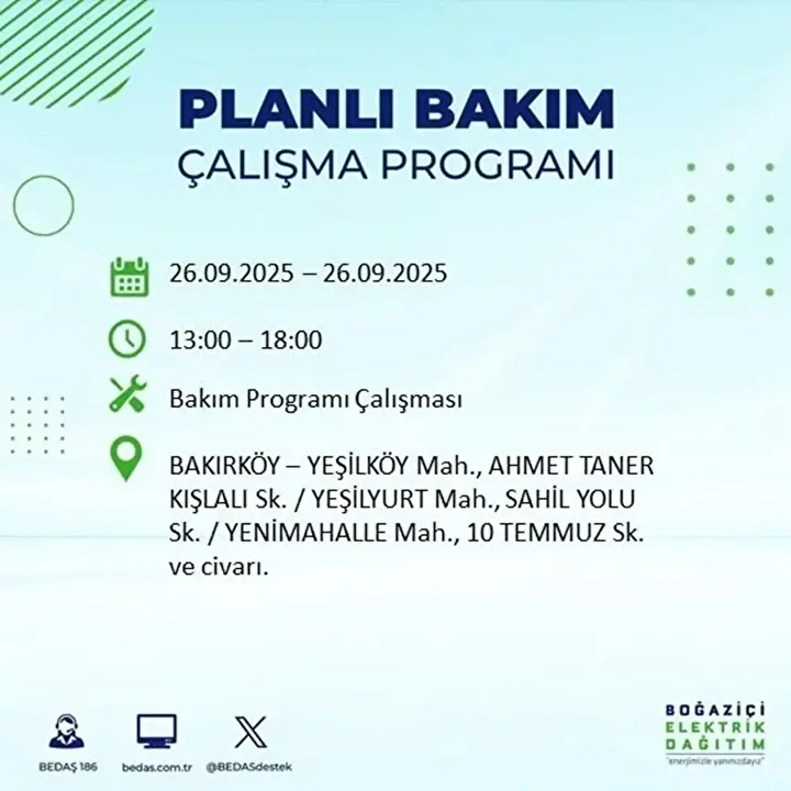 istanbulda 26 eylulde 23 ilcede elektrik kesintisi 76 CSlfMOPN