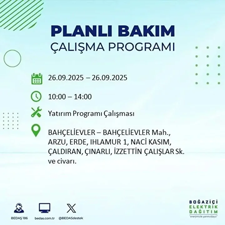 istanbulda 26 eylulde 23 ilcede elektrik kesintisi 80 XgMrrPZp