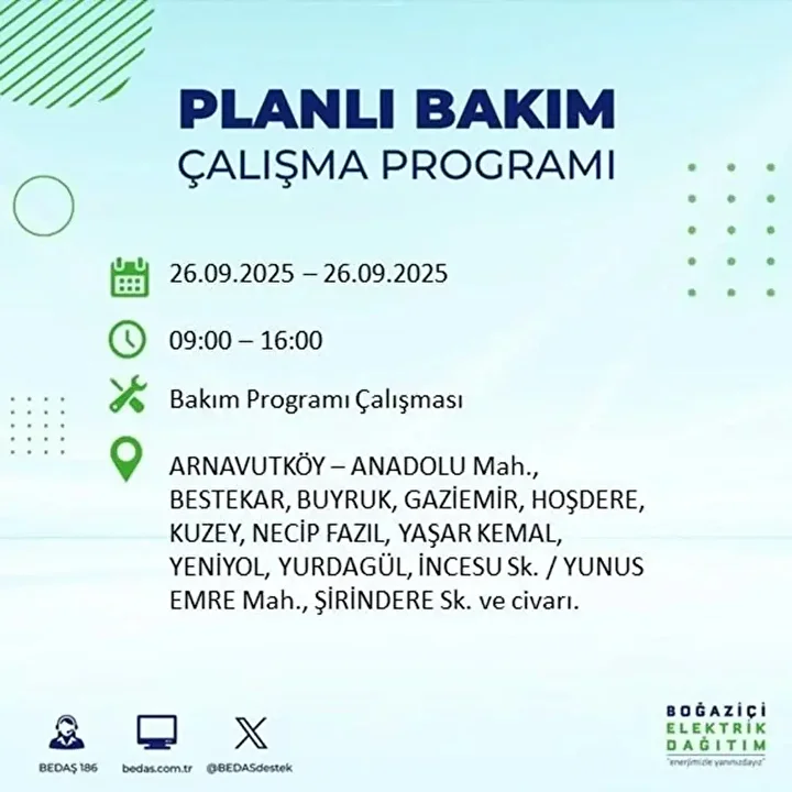 istanbulda 26 eylulde 23 ilcede elektrik kesintisi 87 21MhHn8h