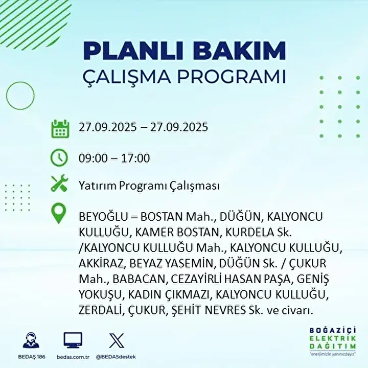 istanbullular dikkat 14 ilcede elektrik kesintisi yapilacak 13 Y6WBgQ3W
