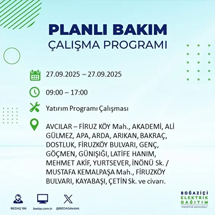 istanbullular dikkat 14 ilcede elektrik kesintisi yapilacak 3 AICVWTkC