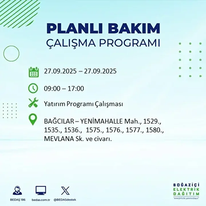 istanbullular dikkat 14 ilcede elektrik kesintisi yapilacak 5 GItUV4Al