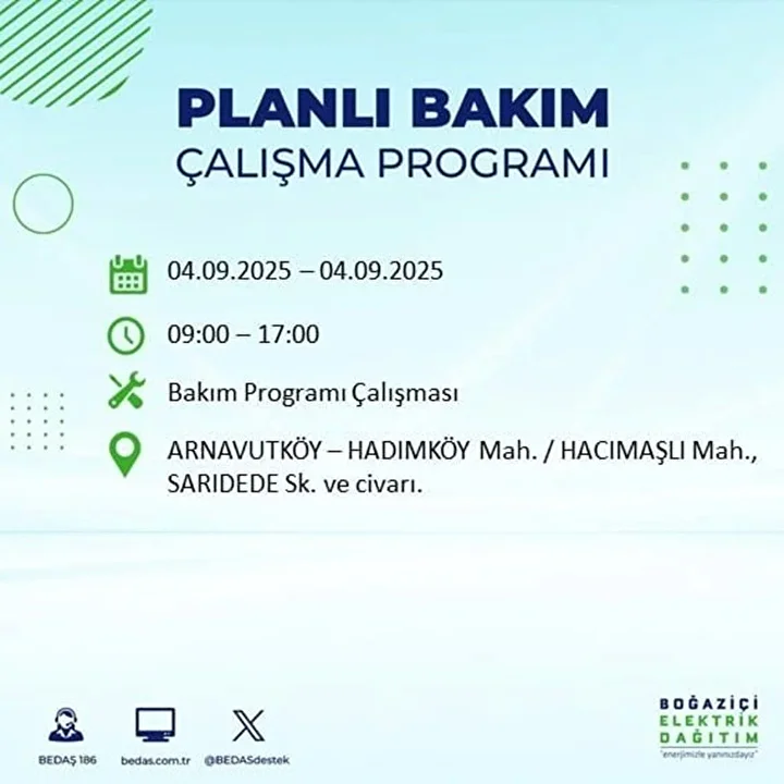 istanbulun 22 ilcesinde elektrik kesintisi 9 saat surecek 0 se6jCdz5