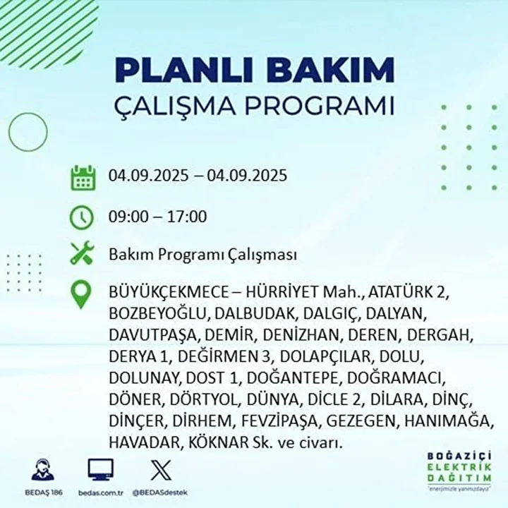 istanbulun 22 ilcesinde elektrik kesintisi 9 saat surecek 14 F3n2TLLj