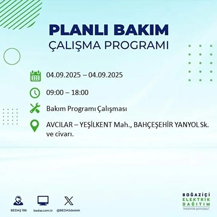 istanbulun 22 ilcesinde elektrik kesintisi 9 saat surecek 2 ecS3jhML