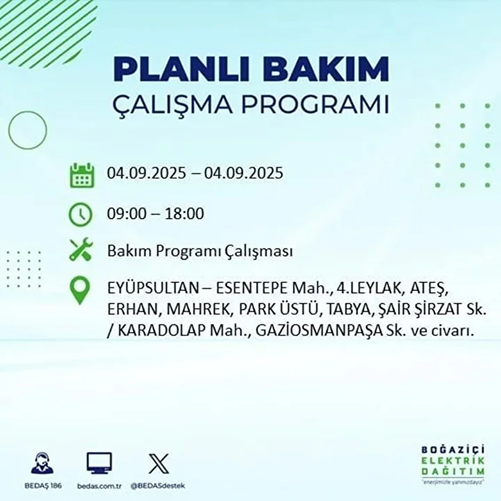 istanbulun 22 ilcesinde elektrik kesintisi 9 saat surecek 25 URNZr4AL
