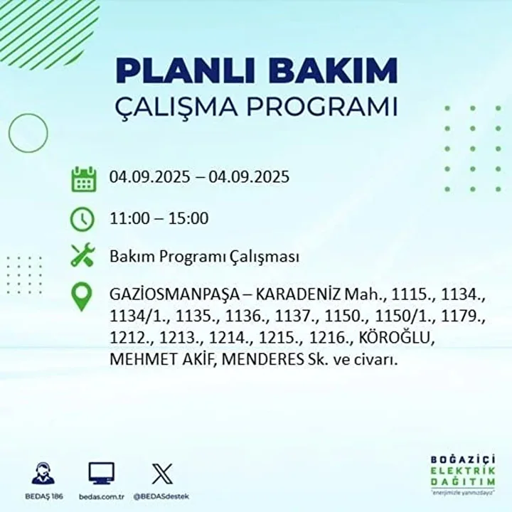 istanbulun 22 ilcesinde elektrik kesintisi 9 saat surecek 30 yVQ4GrBP