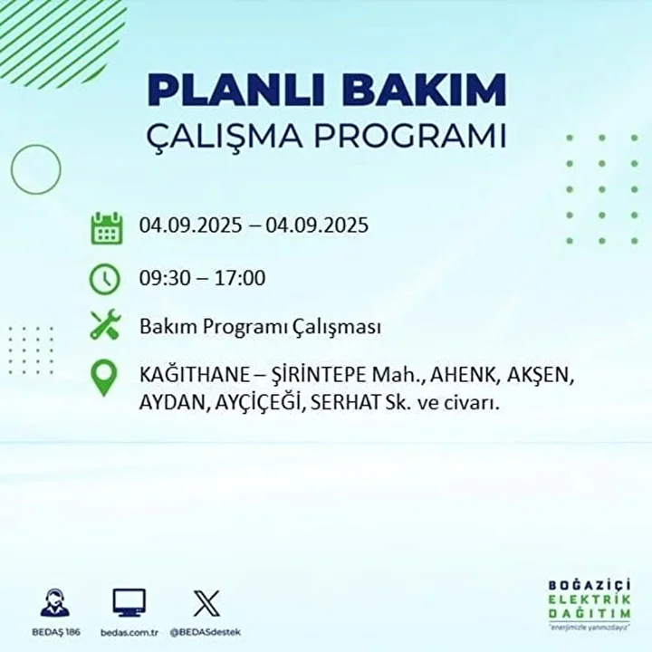 istanbulun 22 ilcesinde elektrik kesintisi 9 saat surecek 33 KjynuANf