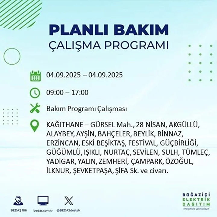 istanbulun 22 ilcesinde elektrik kesintisi 9 saat surecek 34 lMWDvP3a