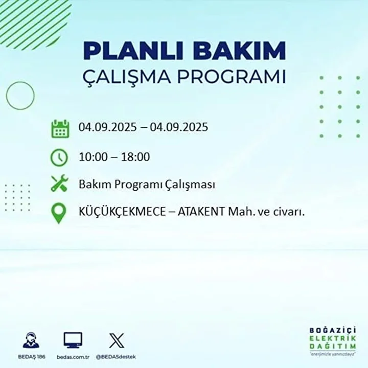 istanbulun 22 ilcesinde elektrik kesintisi 9 saat surecek 35 NSVHImHI