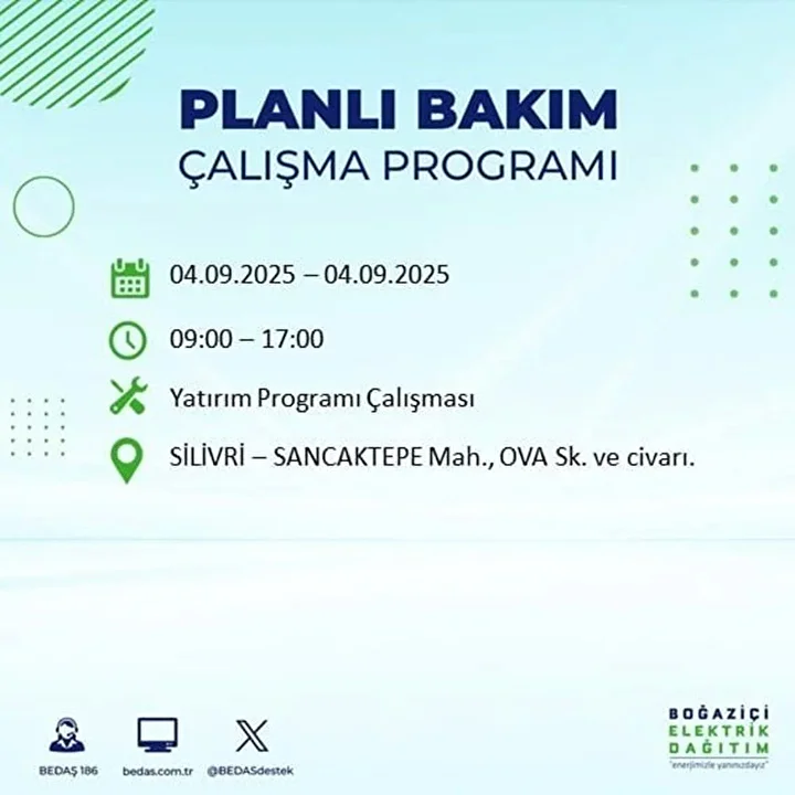 istanbulun 22 ilcesinde elektrik kesintisi 9 saat surecek 41 DwUh2SXM